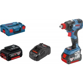 Акумулаторен ударен гайковерт BOSCH GDX 18V-200 C 5 Ah